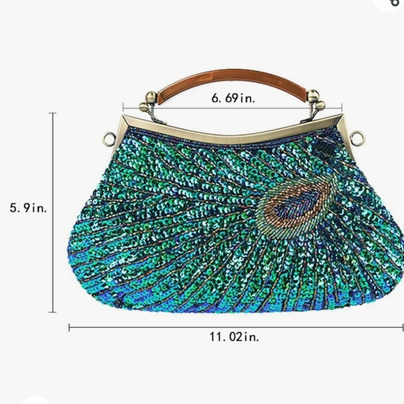 Women's Beaded Handbag NWOT - Picture 3 of 4